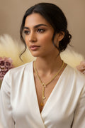 Long Drop Butterfly Necklace