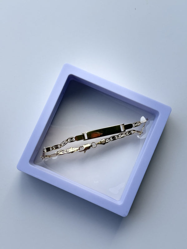 Valentino ID gold filled bracelet