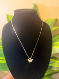 Butterfly nuggets necklace