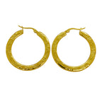 The Capri Hoops Stainless Steel 18K Gold Plated