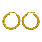 The Capri Hoops Stainless Steel 18K Gold Plated