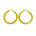 The Capri Hoops Stainless Steel 18K Gold Plated