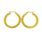 The Capri Hoops Stainless Steel 18K Gold Plated