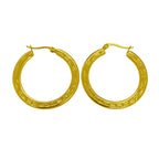 The Capri Hoops Stainless Steel 18K Gold Plated