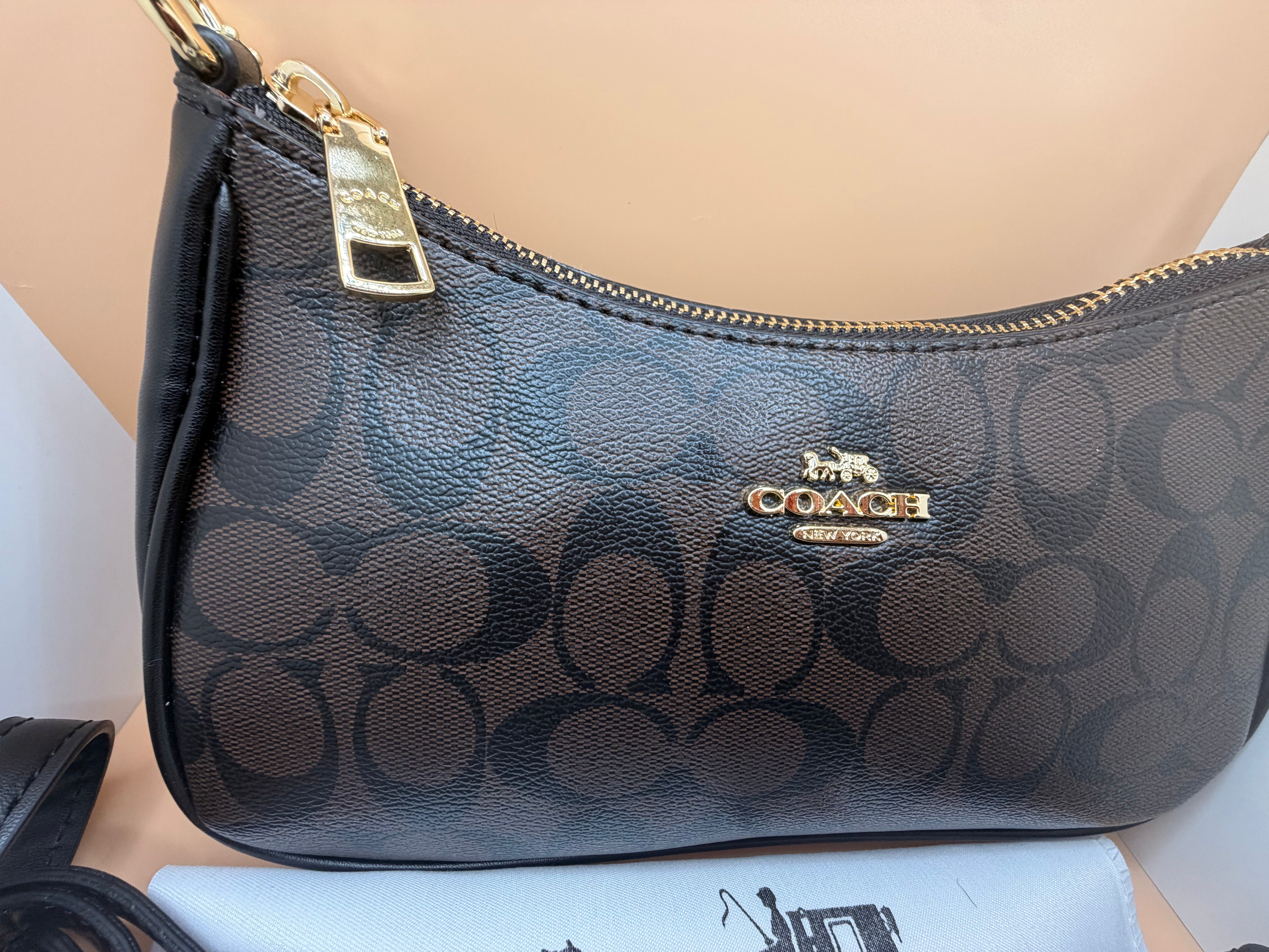 Coach handbag brown