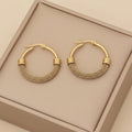 Small Chunky Stainless Steel Hoop Earring