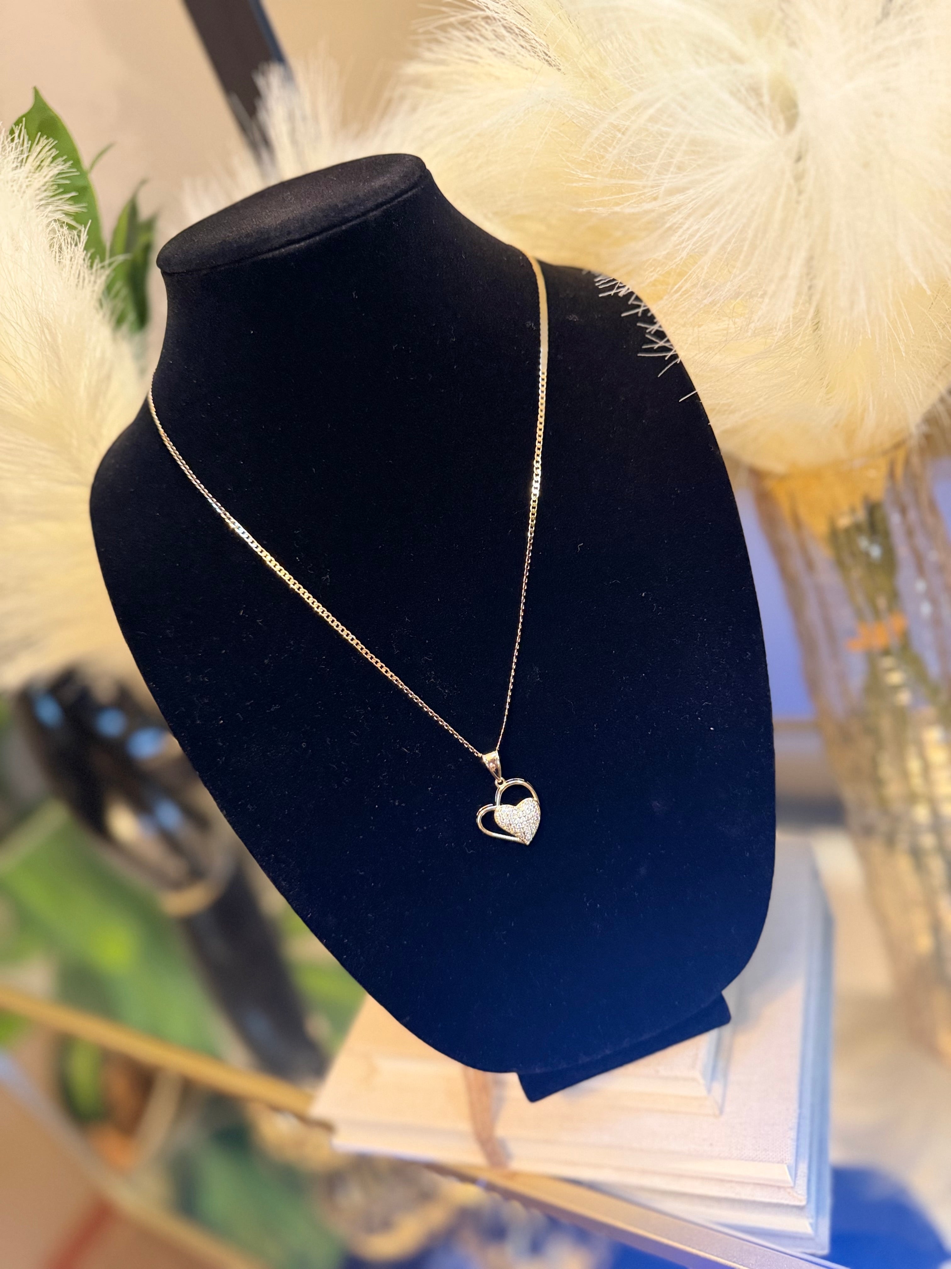 Gold-Filled Heart Pendant Chain