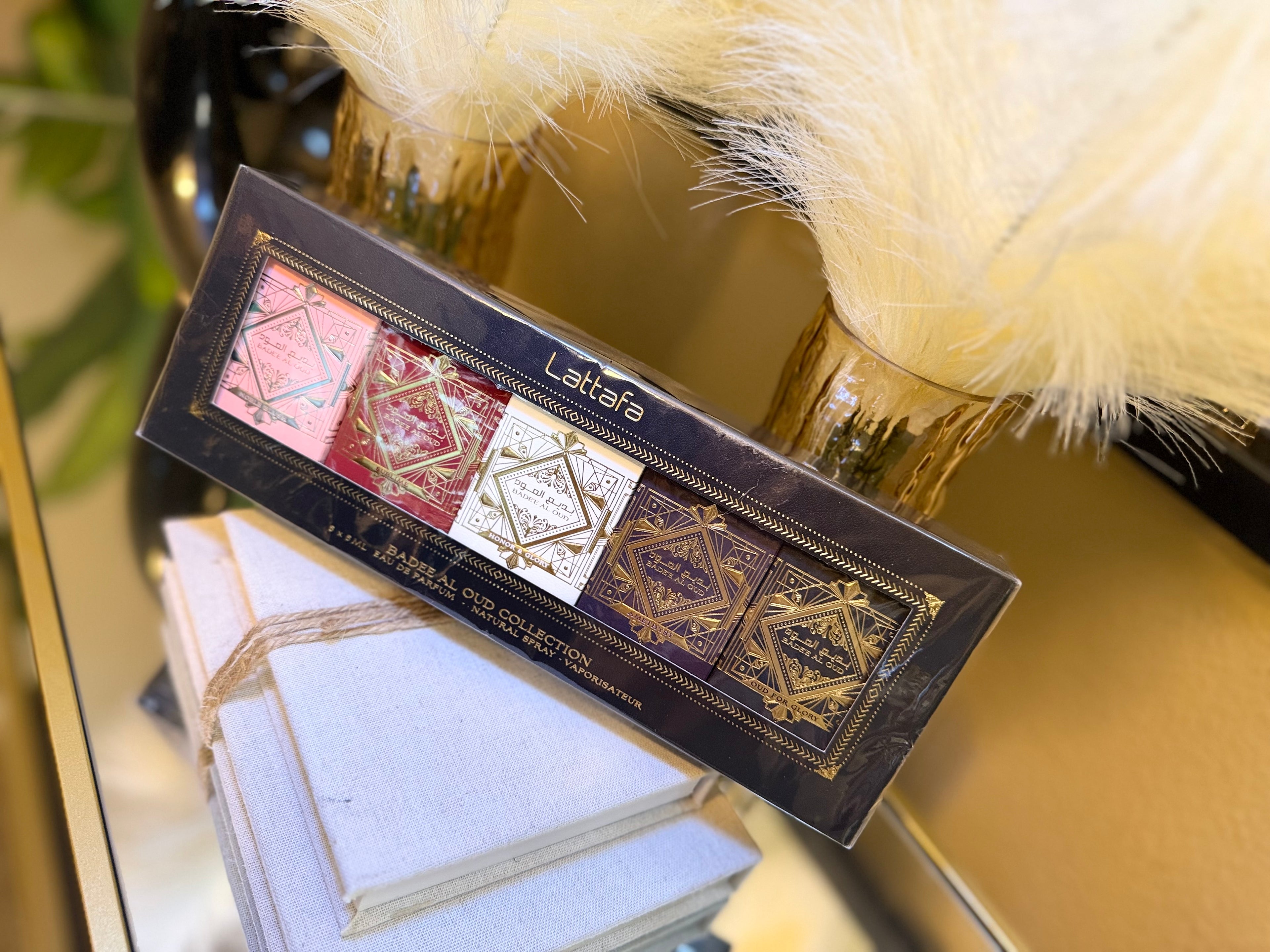 Lattafa Bade’e Al Oud Collection Mini Set (5 Fragrances) ✨