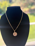 World Is Yours Pendant Necklace 18K Gold filled
