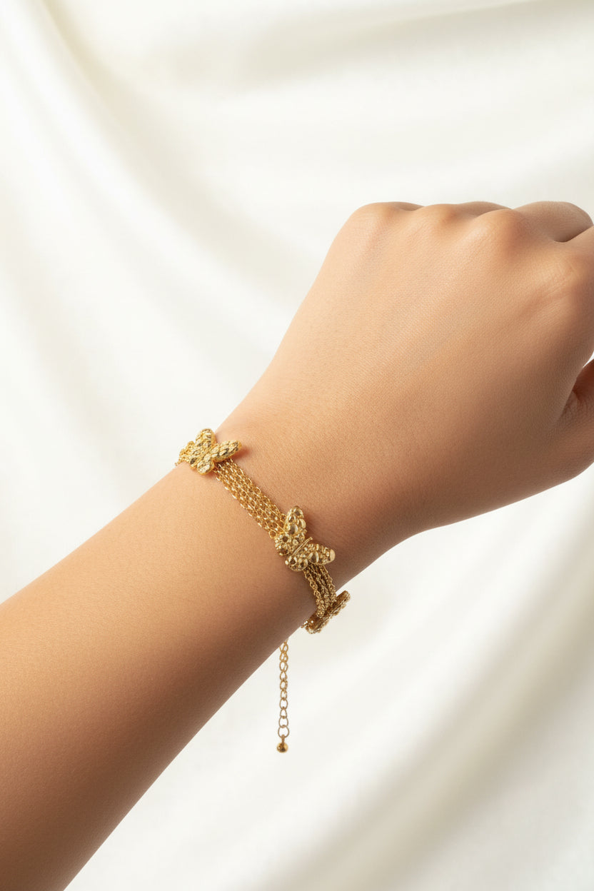 Golden Flutter Bracelet