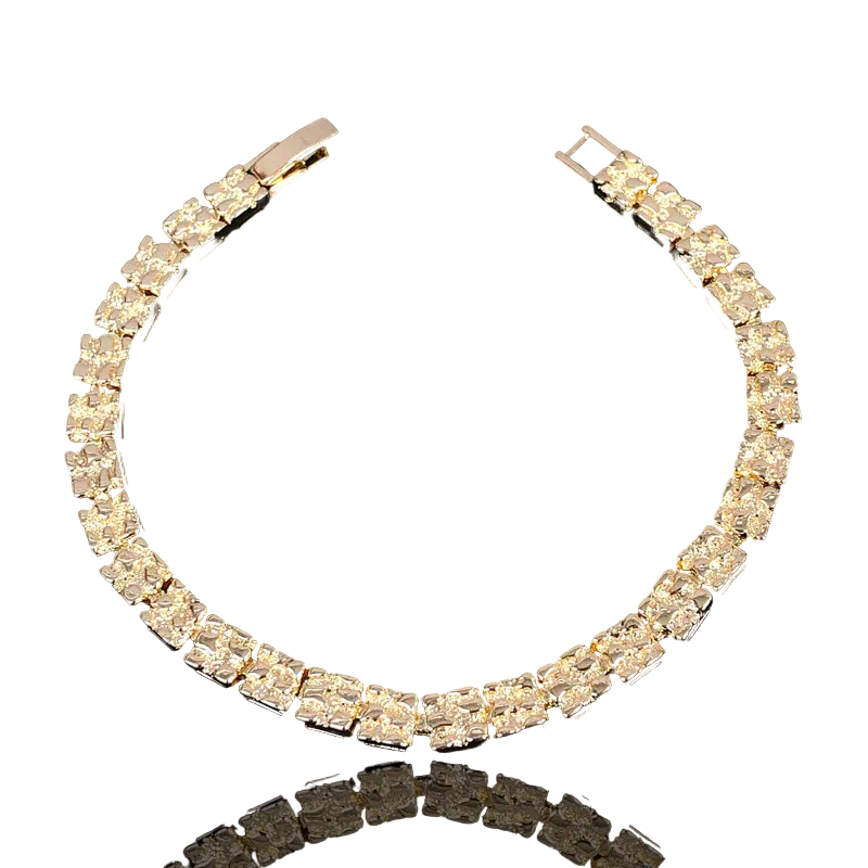 French nugget bracelet Gold filled