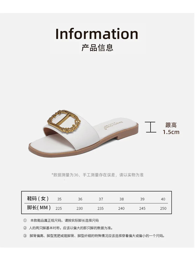 Women’s Elegant Summer Slide Sandals