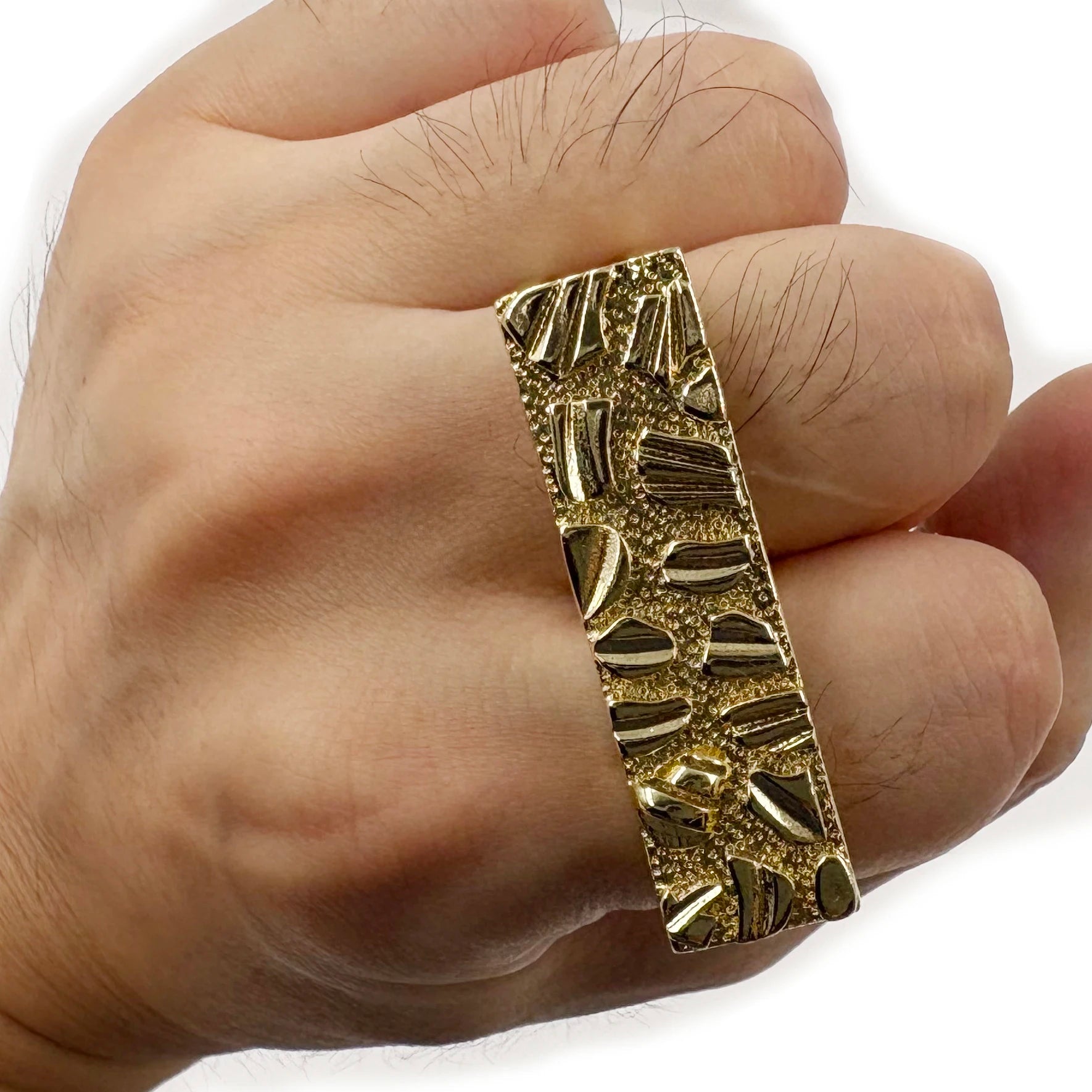 Men’s 14K Gold Double Finger Ring