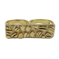 Men’s 14K Gold Double Finger Ring
