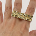 Men’s 14K Gold Double Finger Ring