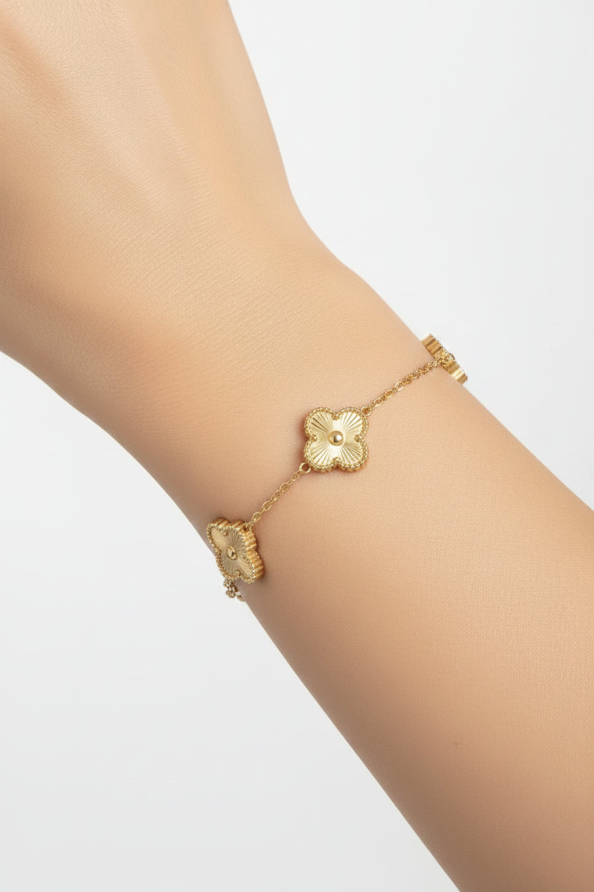 Clover Gold Stainless Steel bracelet