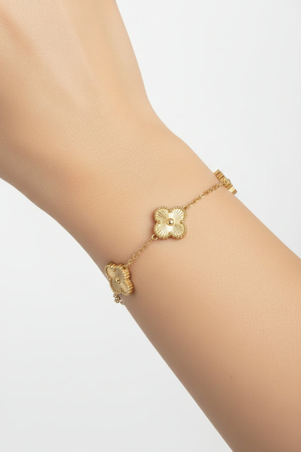 Clover Gold Stainless Steel bracelet