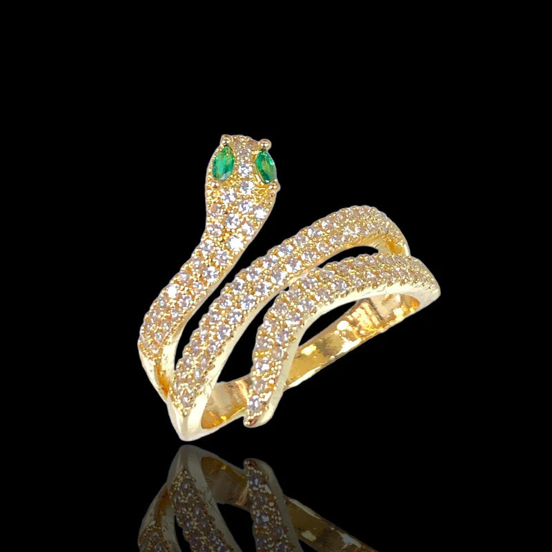 Snake Gold-Filled Ring